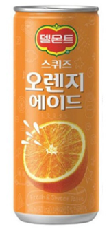 롯음-델몬트 스퀴즈오렌지에이드240ml캔-판매저조