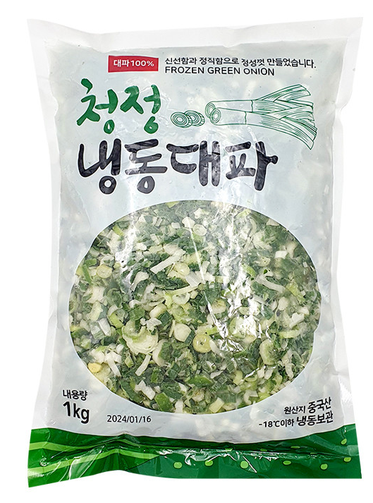 냉동대파슬라이스1kg