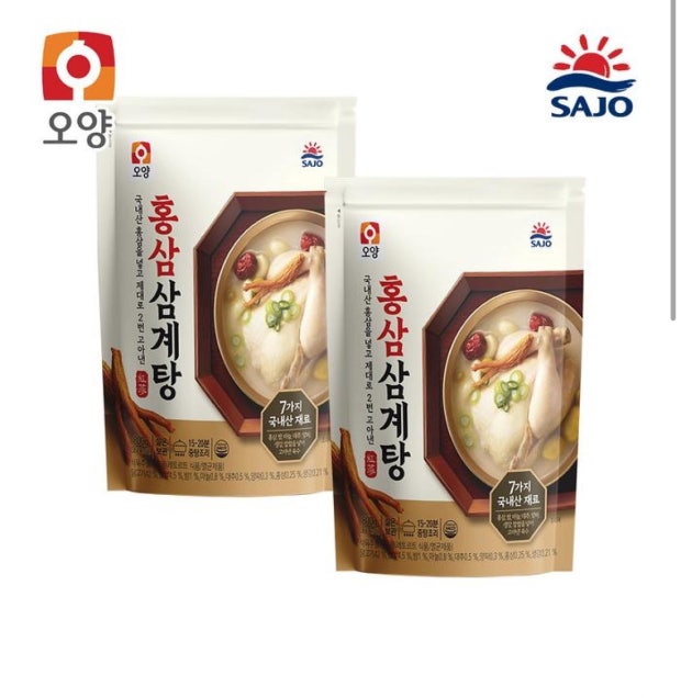 오양-홍삼삼계탕800g